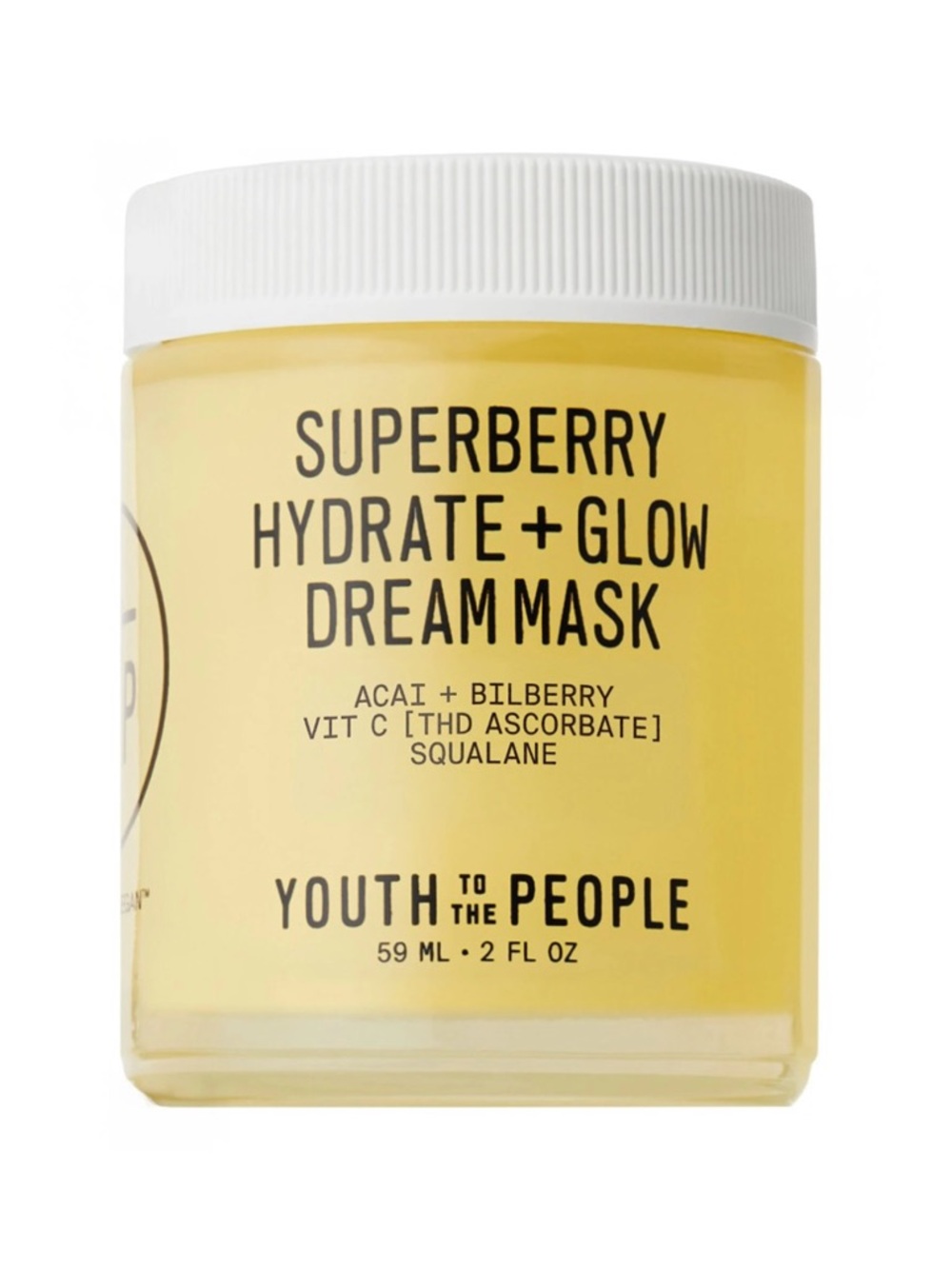 Youth To The People Superberry Hydrate + Glow Dream Mask - Yellow